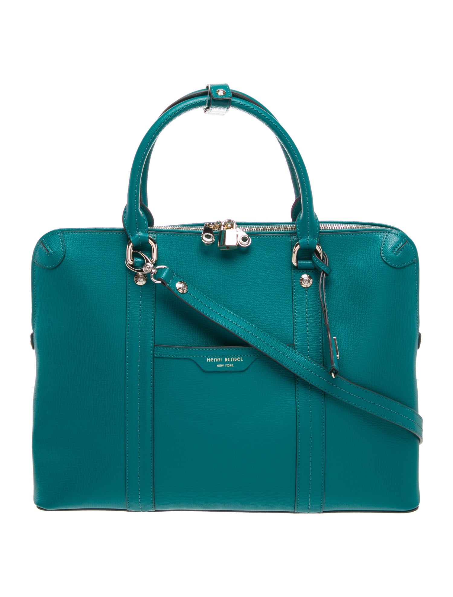 Henri Bendel Leather Top Handle Bag