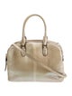 Henri Bendel Embossed Leather Top Handle Bag