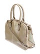 Henri Bendel Embossed Leather Top Handle Bag