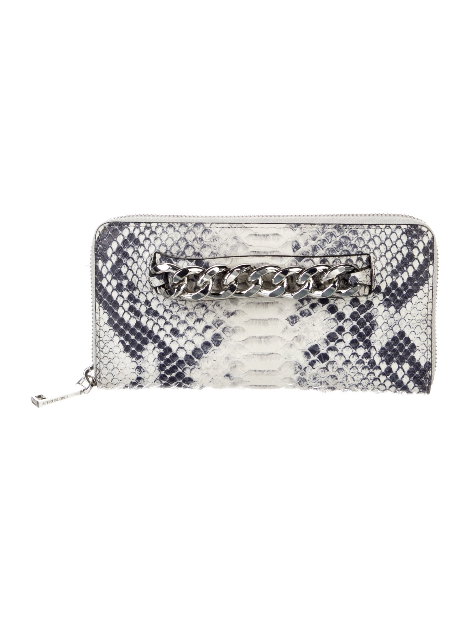 Henri Bendel Embossed Leather Printed Continental Wallet