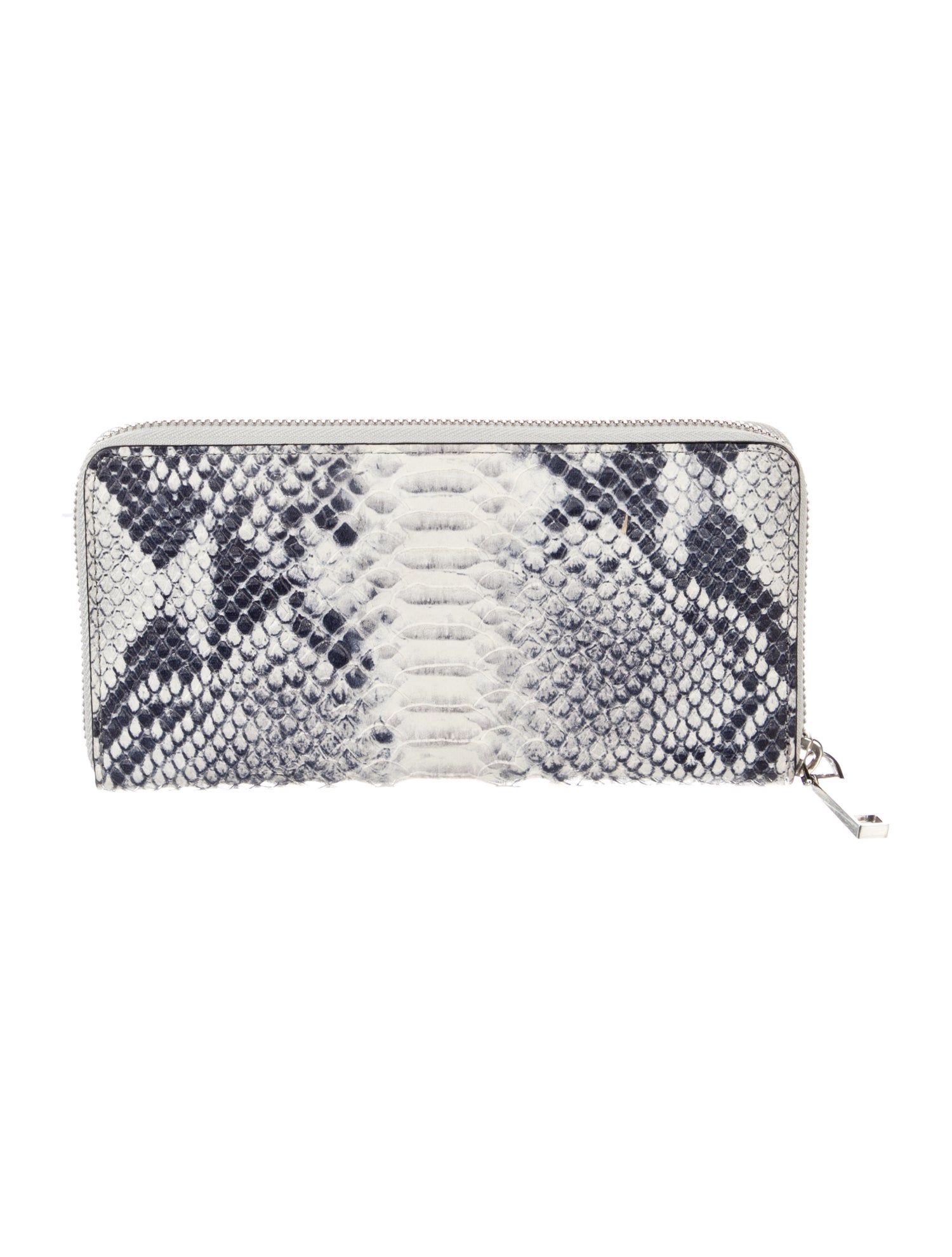 Henri Bendel Embossed Leather Printed Continental Wallet