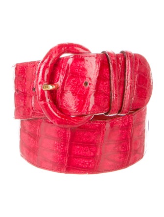 Henri Bendel Crocodile Belt