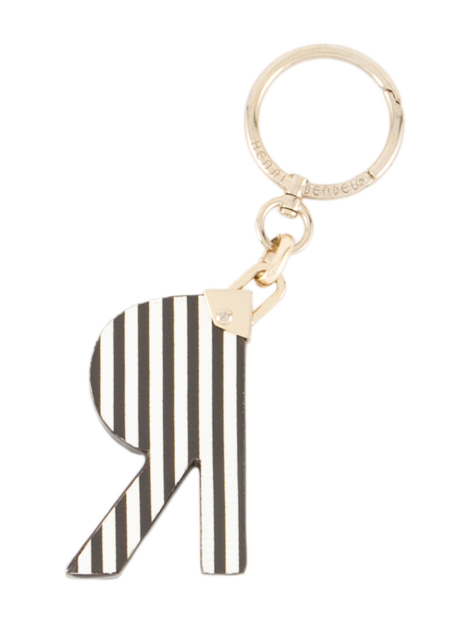Henri Bendel Letter "R" Keychain