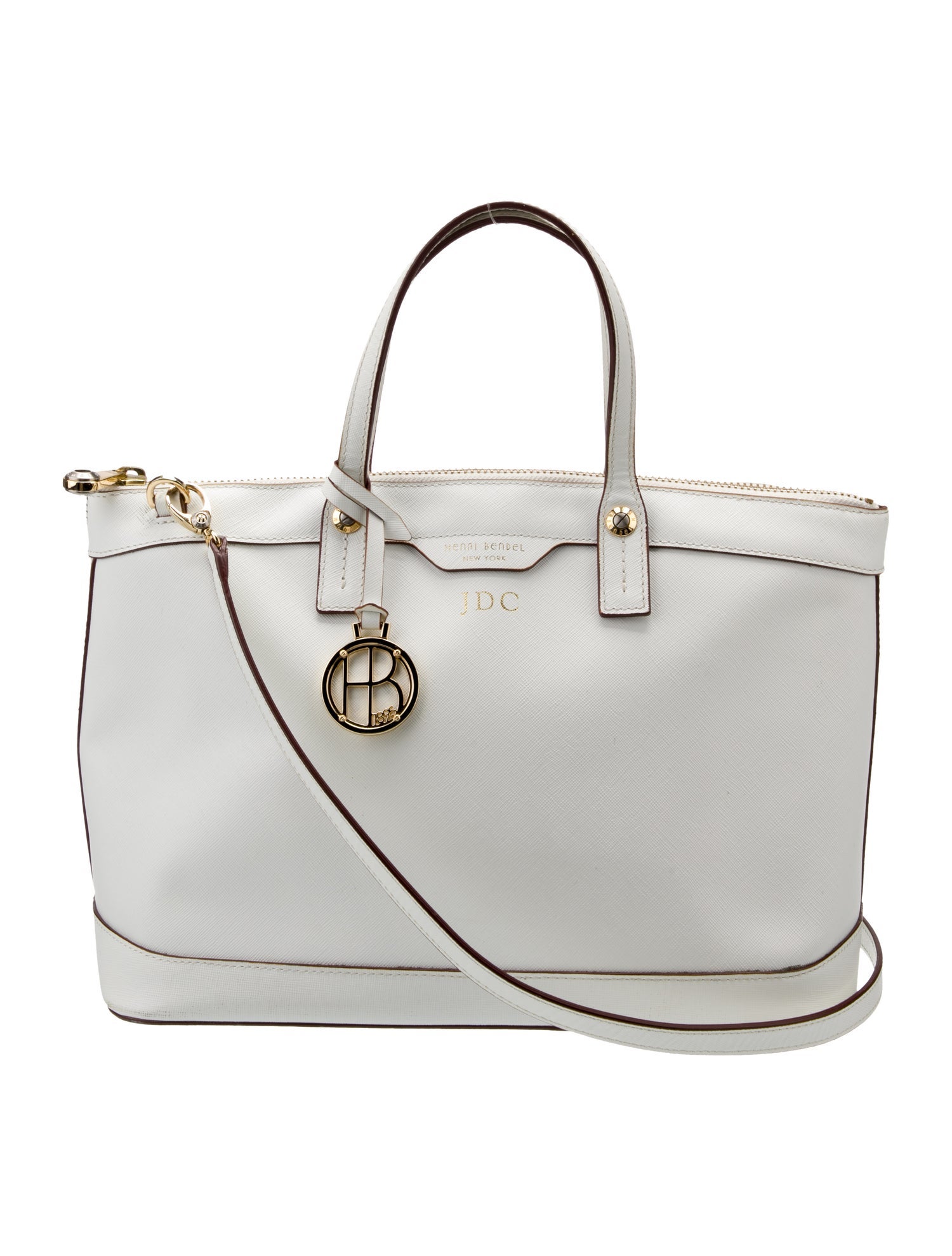 Henri Bendel Leather Top Handle Bag