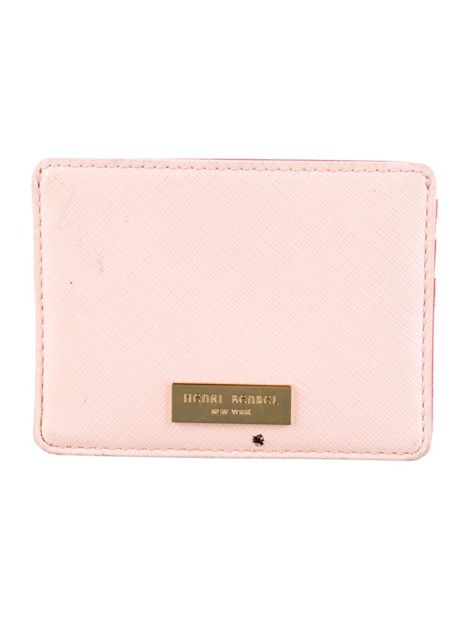 Henri Bendel Saffiano Compact Wallet Leather Compact Wallet
