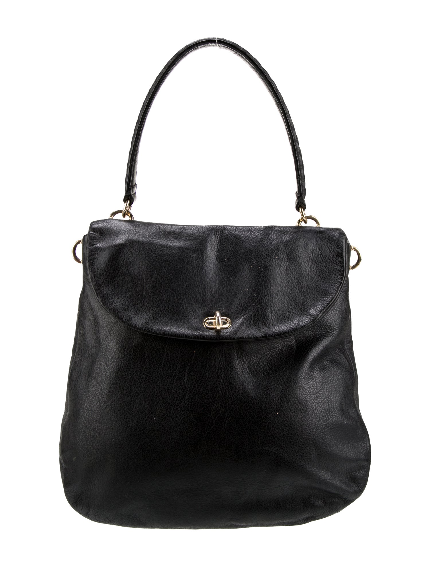 Henri Bendel Leather Top Handle Bag