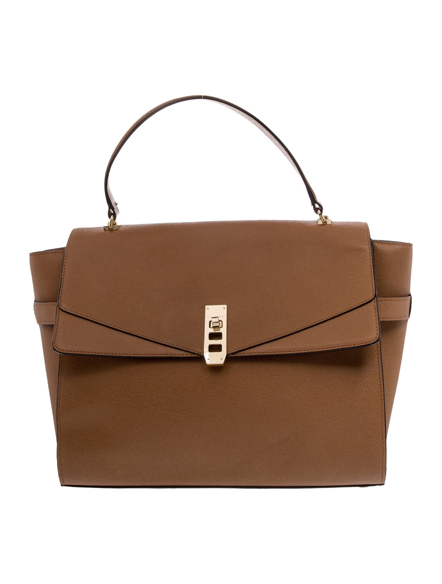 Henri Bendel Saffiano Leather Top Handle Bag