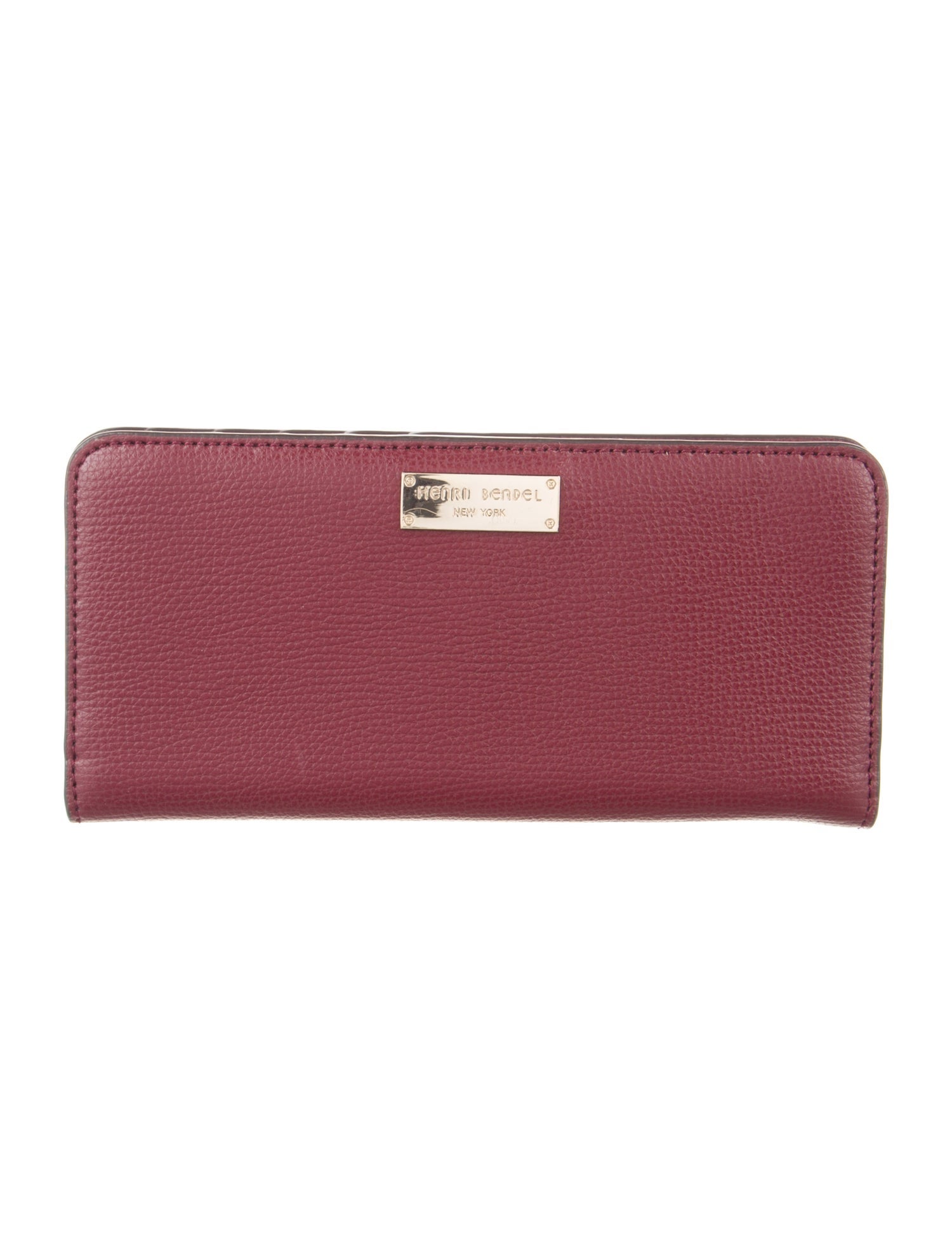 Henri Bendel Leather Continental Wallet