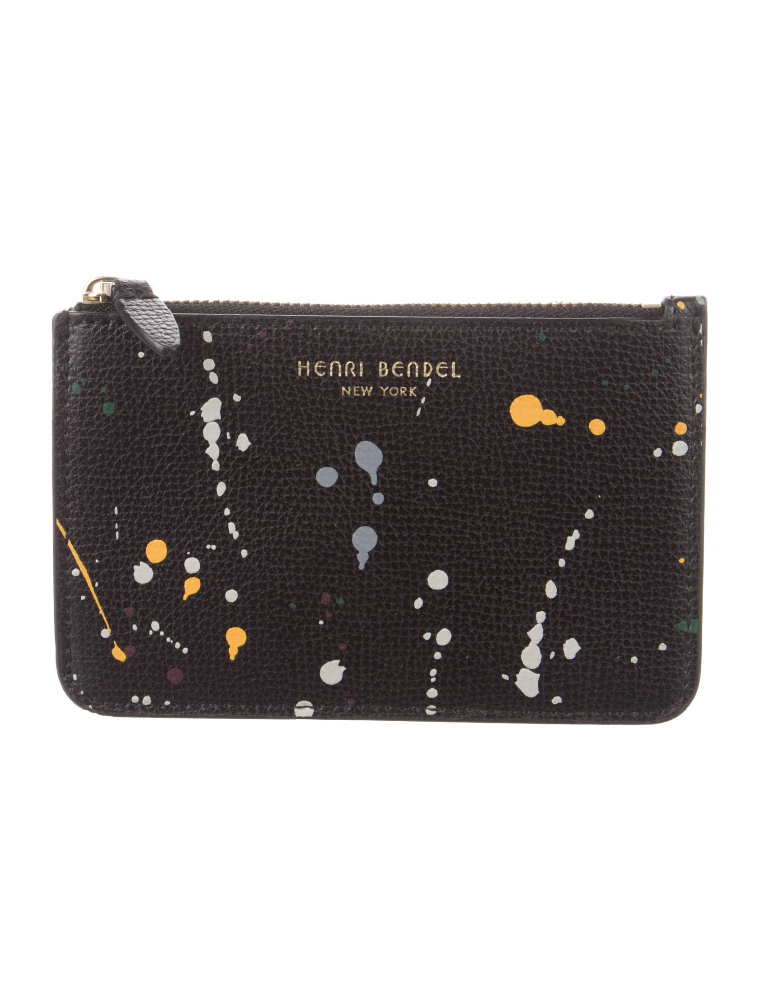 Henri Bendel Leather Printed Wallet