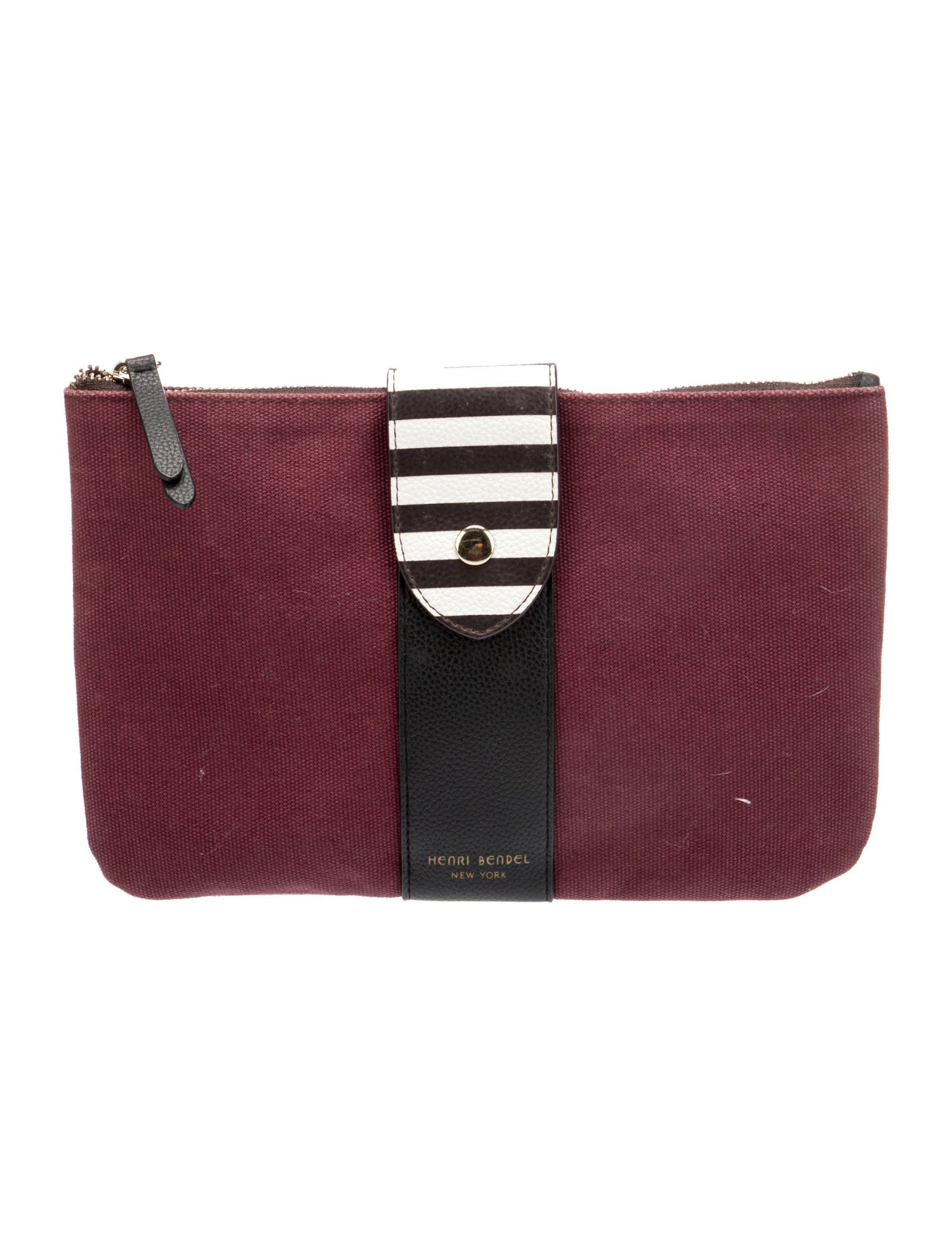 Henri Bendel Canvas Clutch