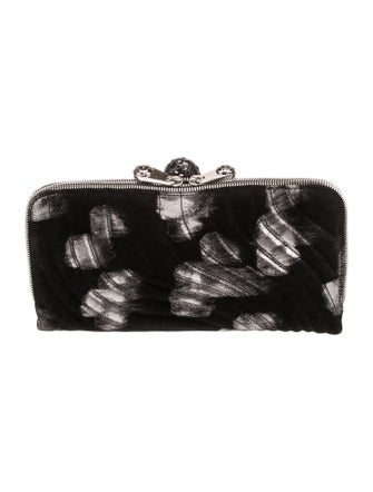 Henri Bendel Suede Minaudière