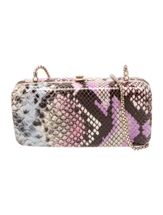 Henri Bendel Embossed Leather Minaudière