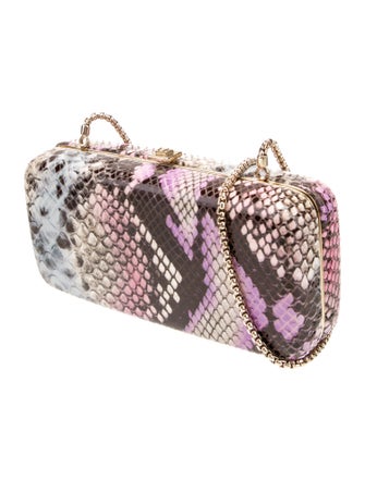 Henri Bendel Embossed Leather Minaudière