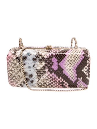 Henri Bendel Embossed Leather Minaudière