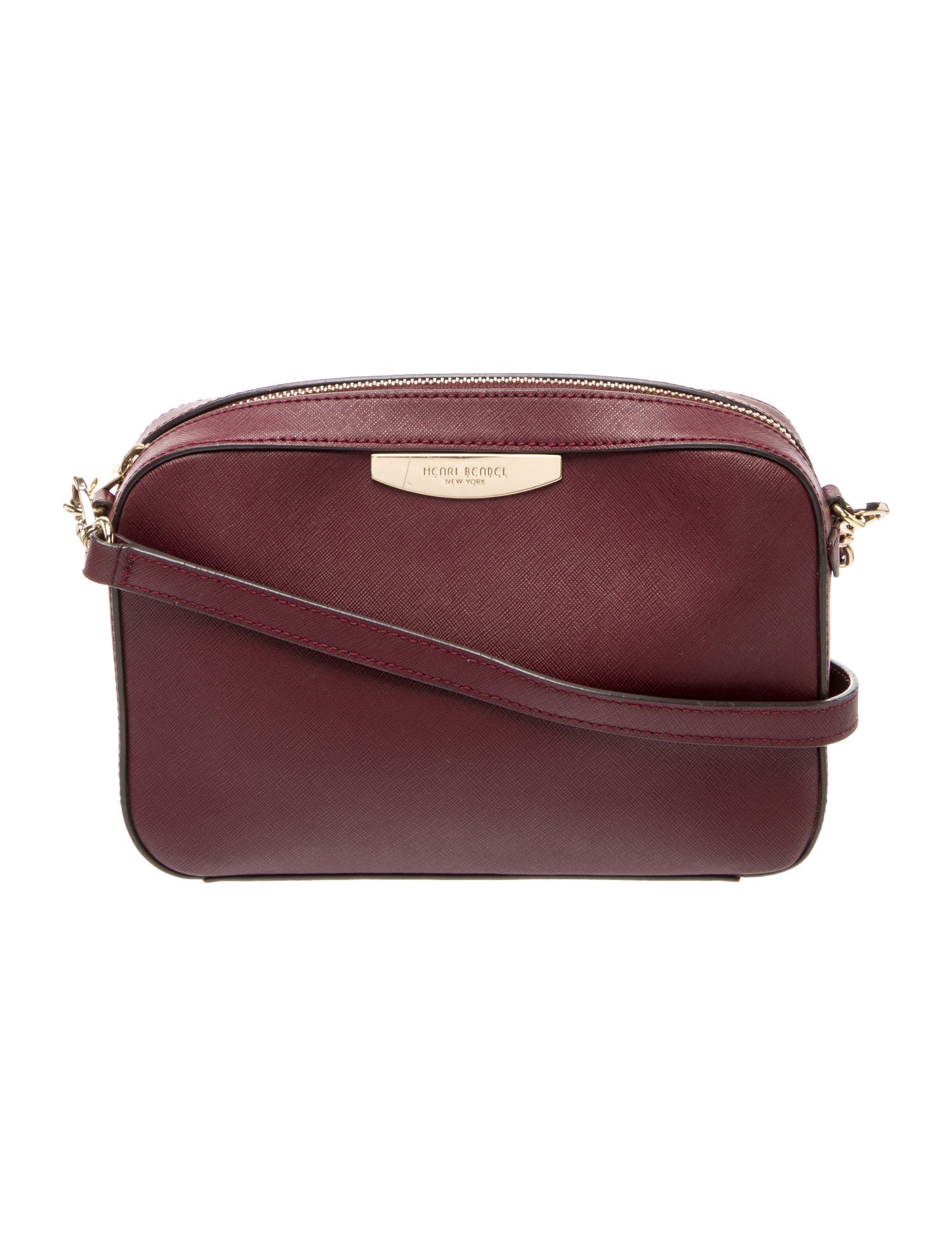 Henri Bendel Saffiano Leather Crossbody Bag