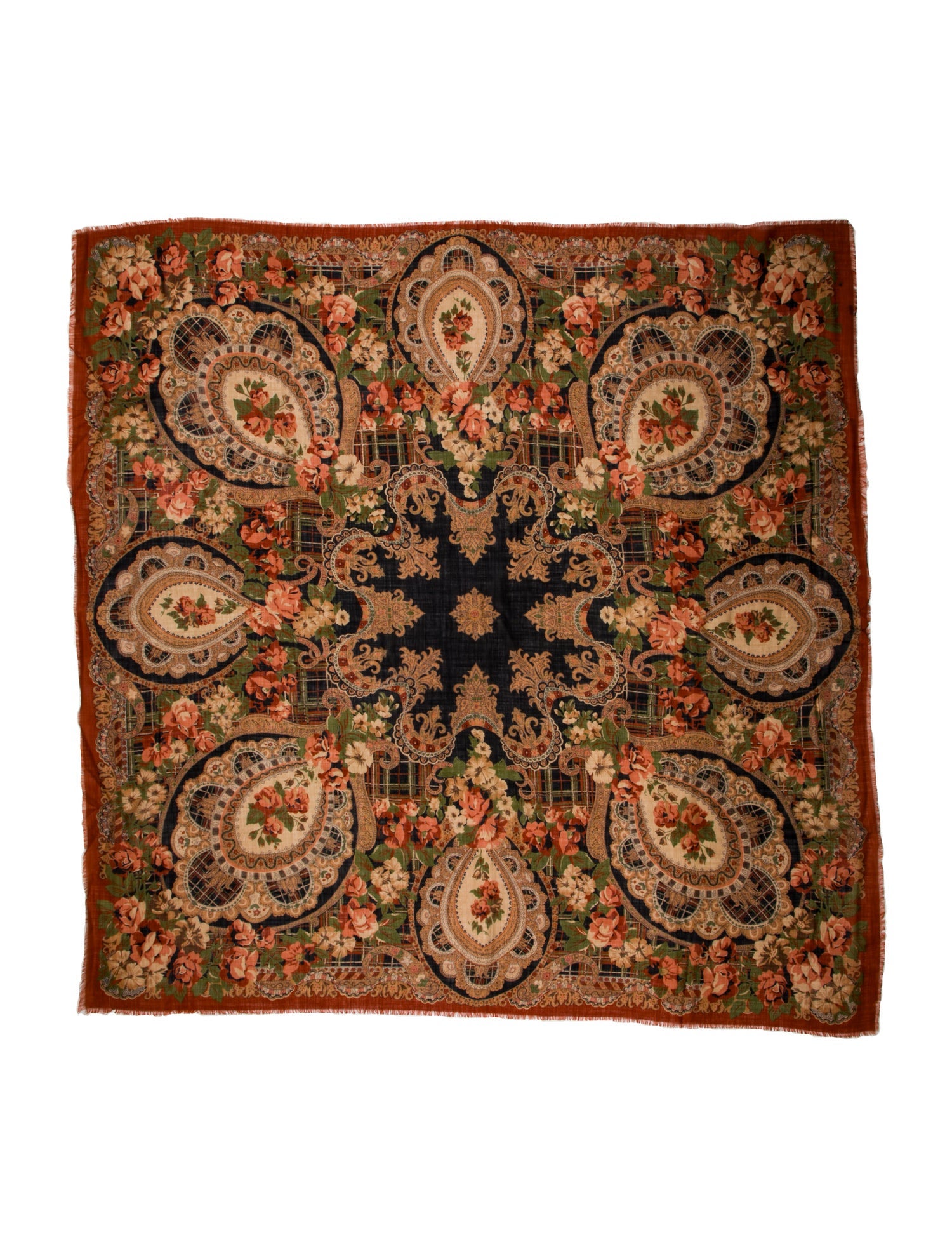 Henri Bendel Floral Print Scarf