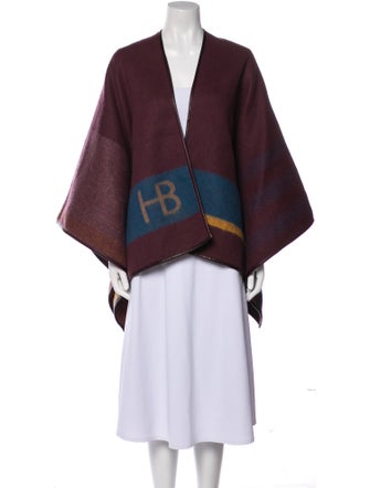 Henri Bendel Wool Printed Shawl