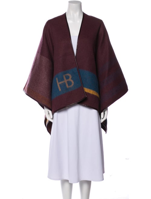 Henri Bendel Wool Printed Shawl