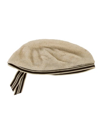 Henri Bendel Knitted Beret Hat