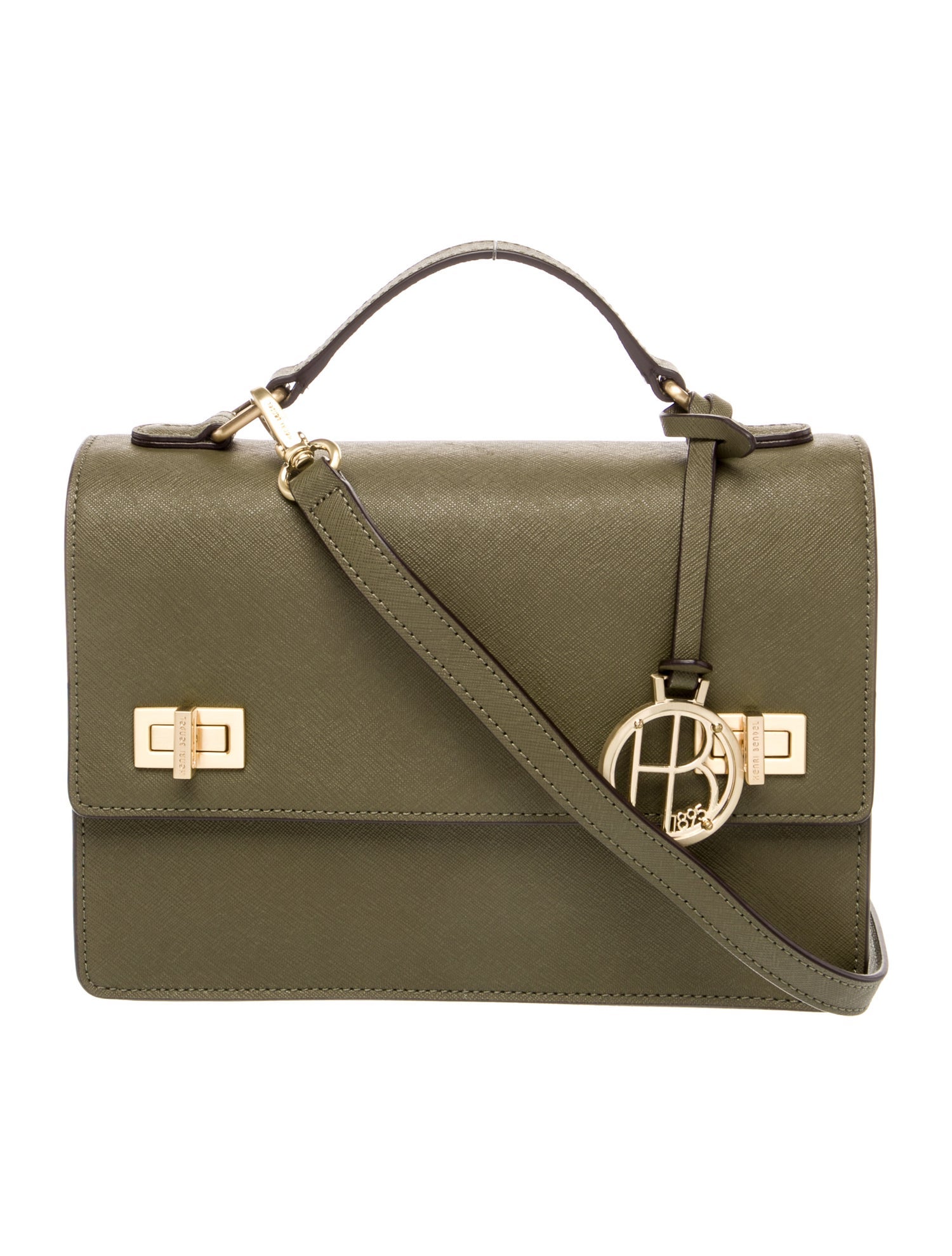 Henri Bendel Saffiano Leather Top Handle Bag w/ Tags