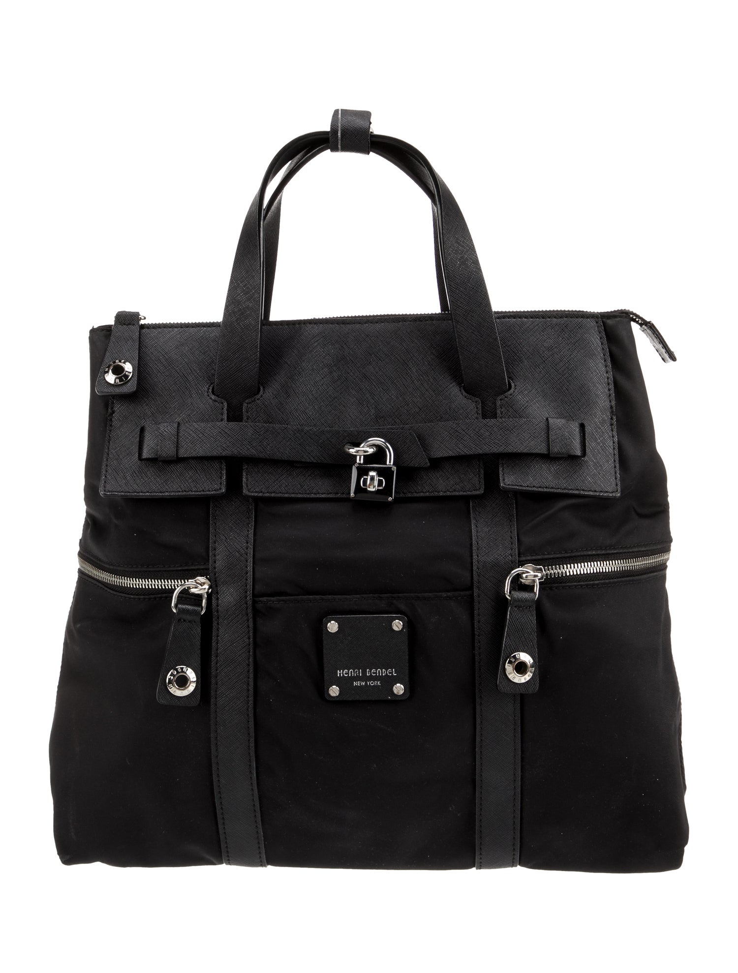 Henri Bendel Nylon Top Handle Bag
