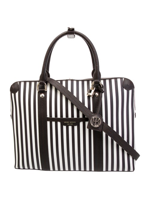 Henri Bendel Saffiano Leather Top Handle Bag