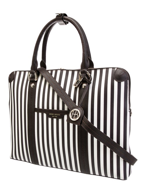 Henri Bendel Saffiano Leather Top Handle Bag