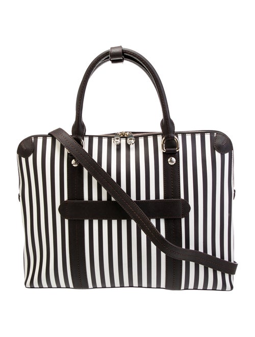 Henri Bendel Saffiano Leather Top Handle Bag