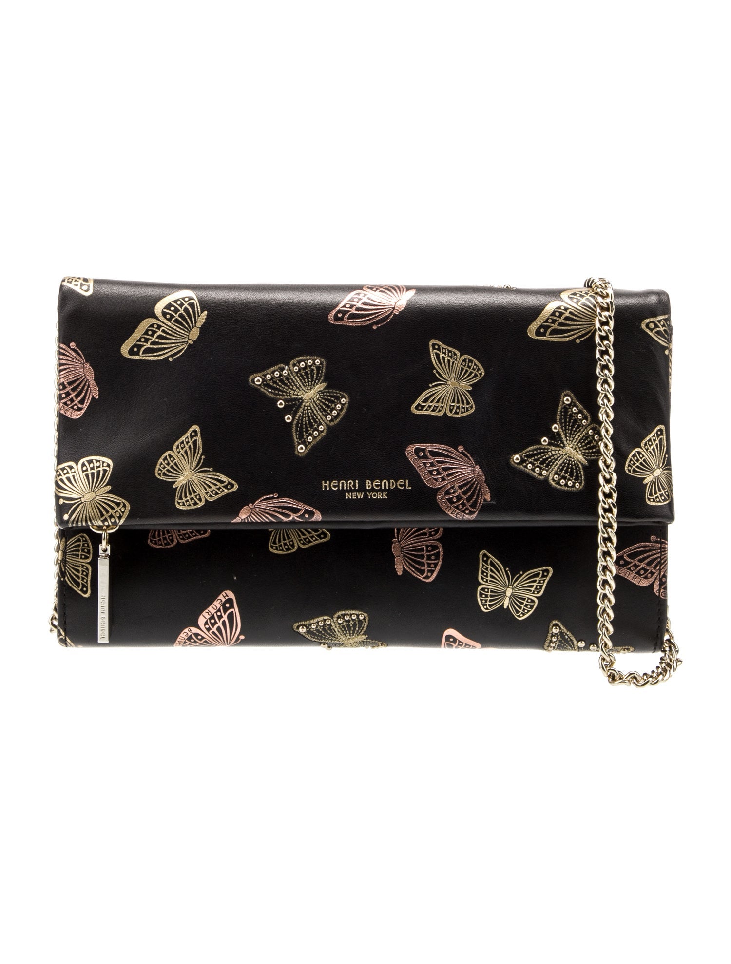 Henri Bendel Leather Evening Bag