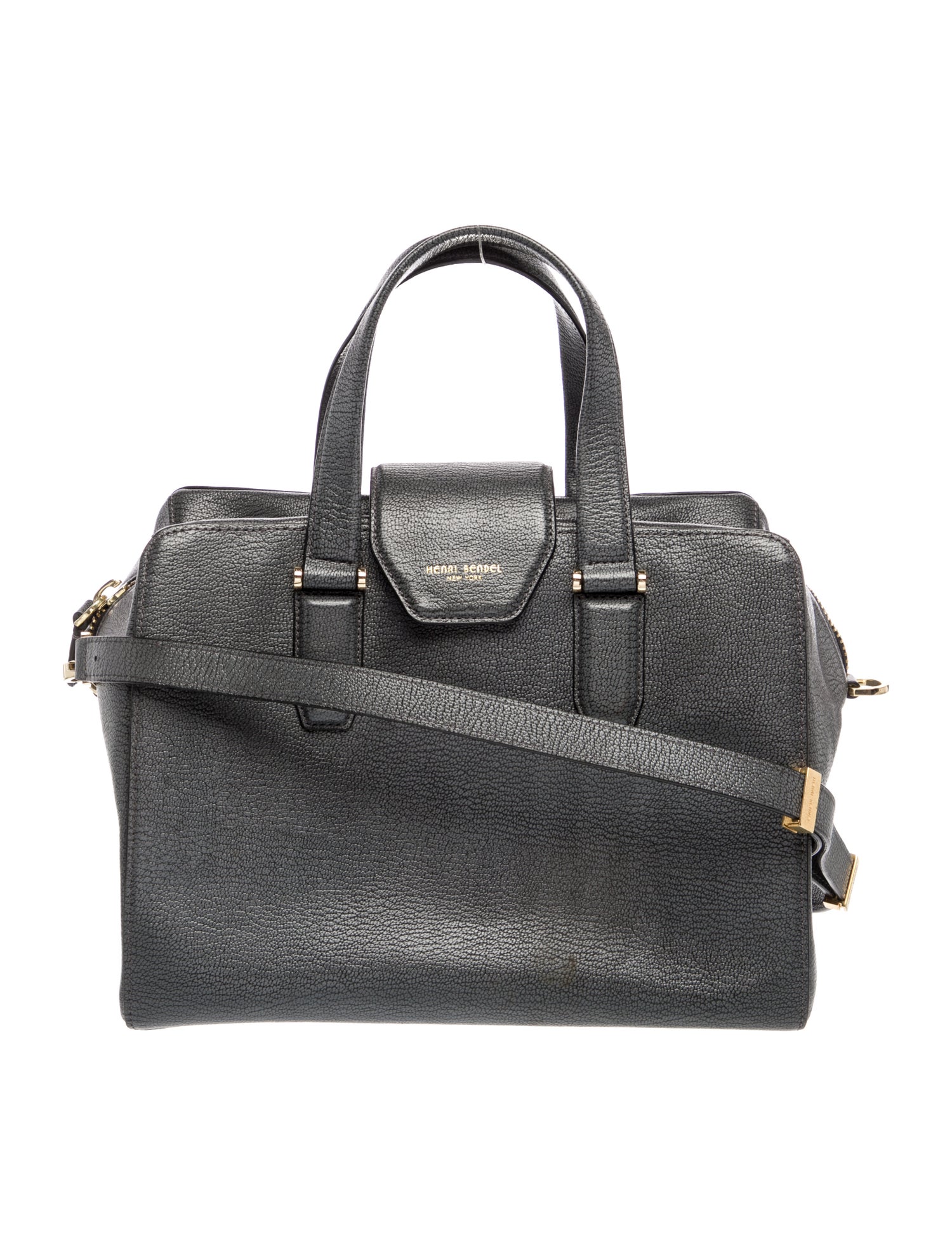 Henri Bendel Leather Top Handle Bag