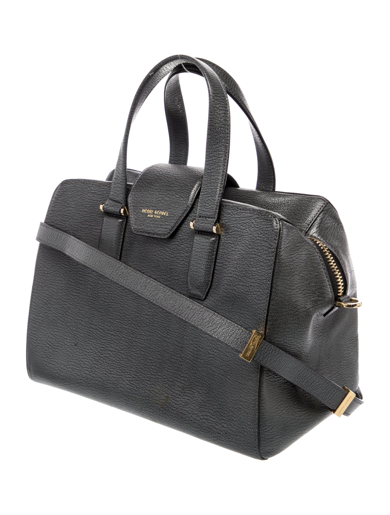 Henri Bendel Leather Top Handle Bag