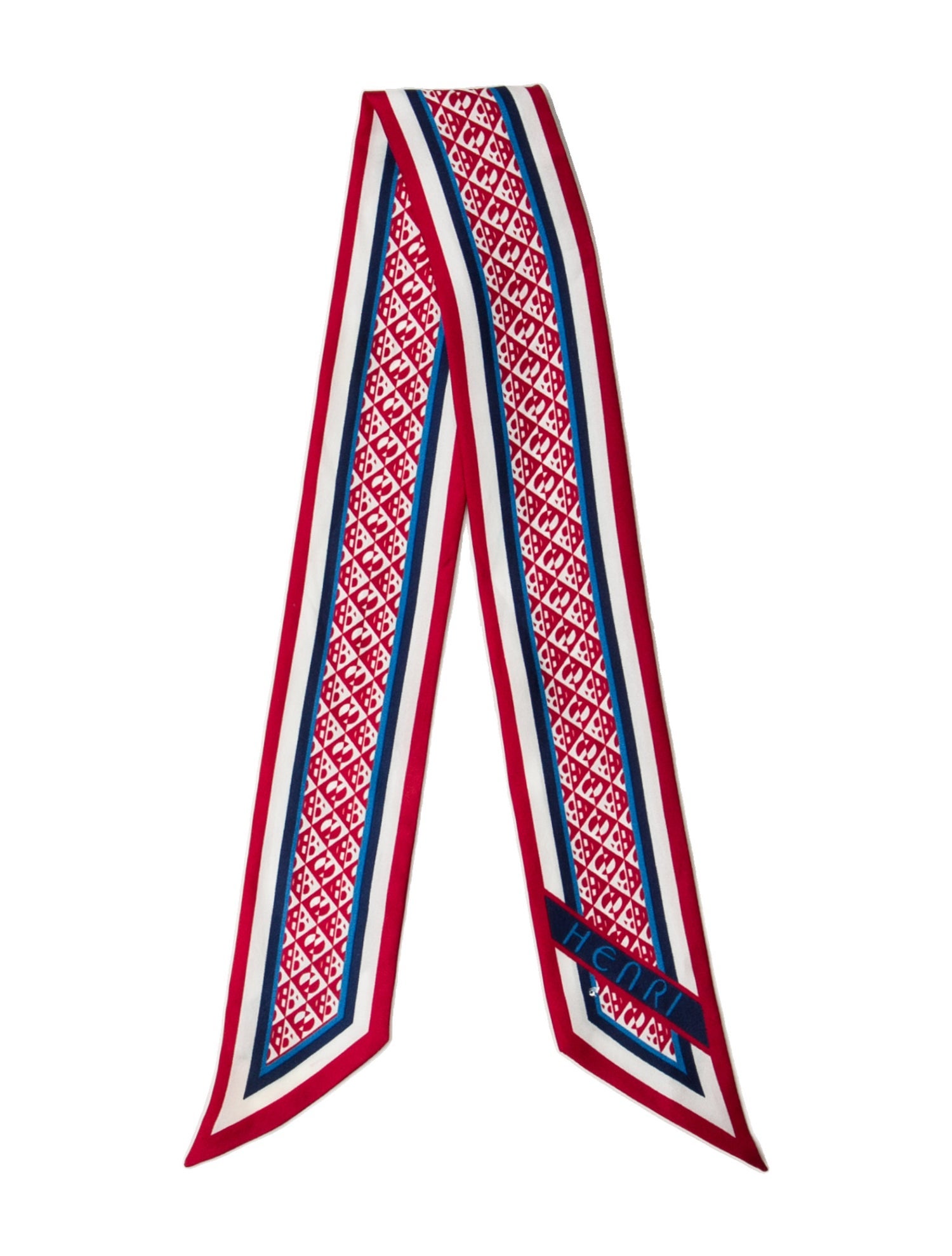 Henri Bendel Silk Printed Scarf