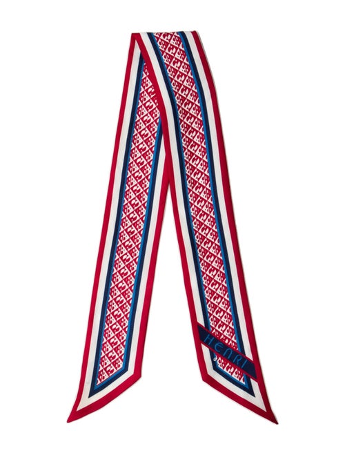 Henri Bendel Silk Printed Scarf