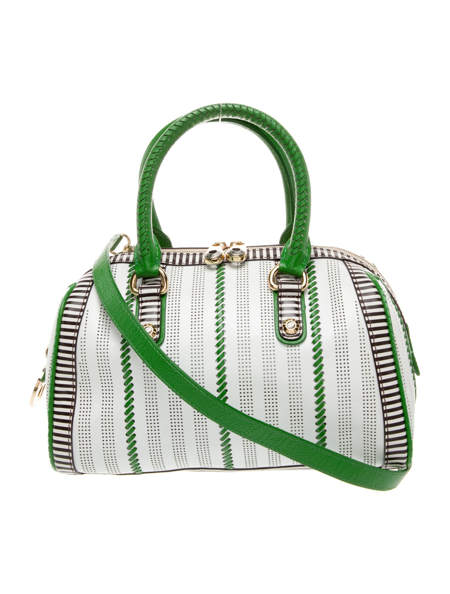 Henri Bendel Leather Top Handle Bag