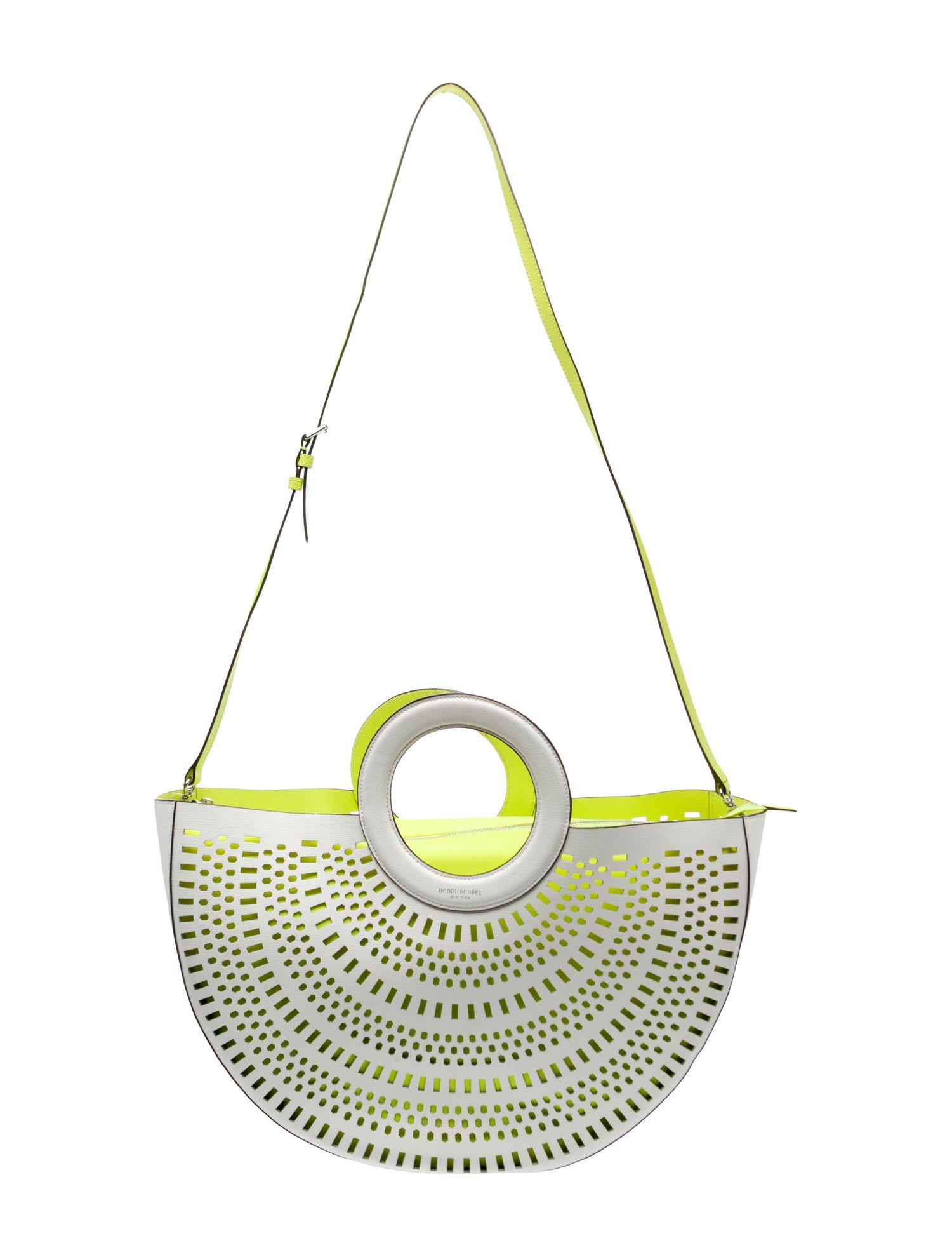 Henri Bendel Leather Top Handle Bag