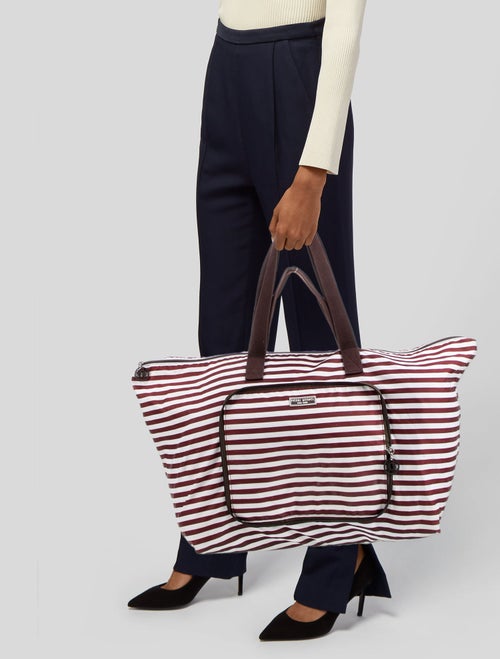 Henri Bendel Canvas Weekender Bag