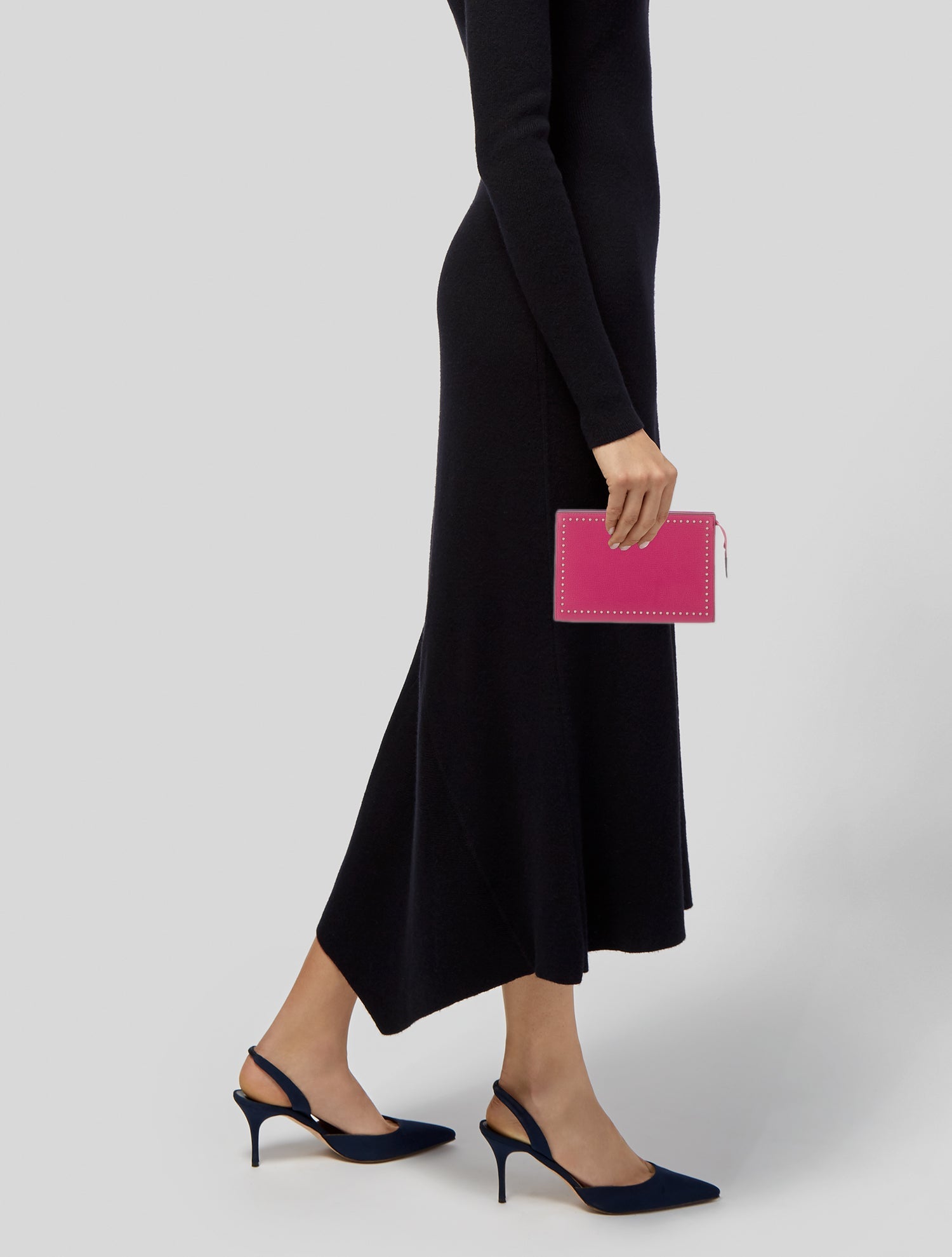 Henri Bendel Leather Clutch