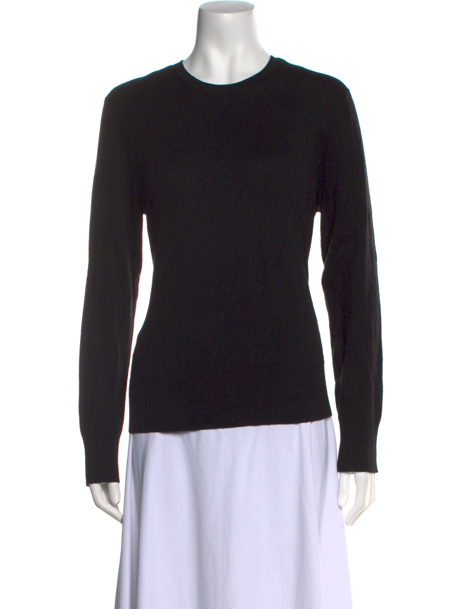 Henri Bendel Merino Wool Crew Neck Sweater