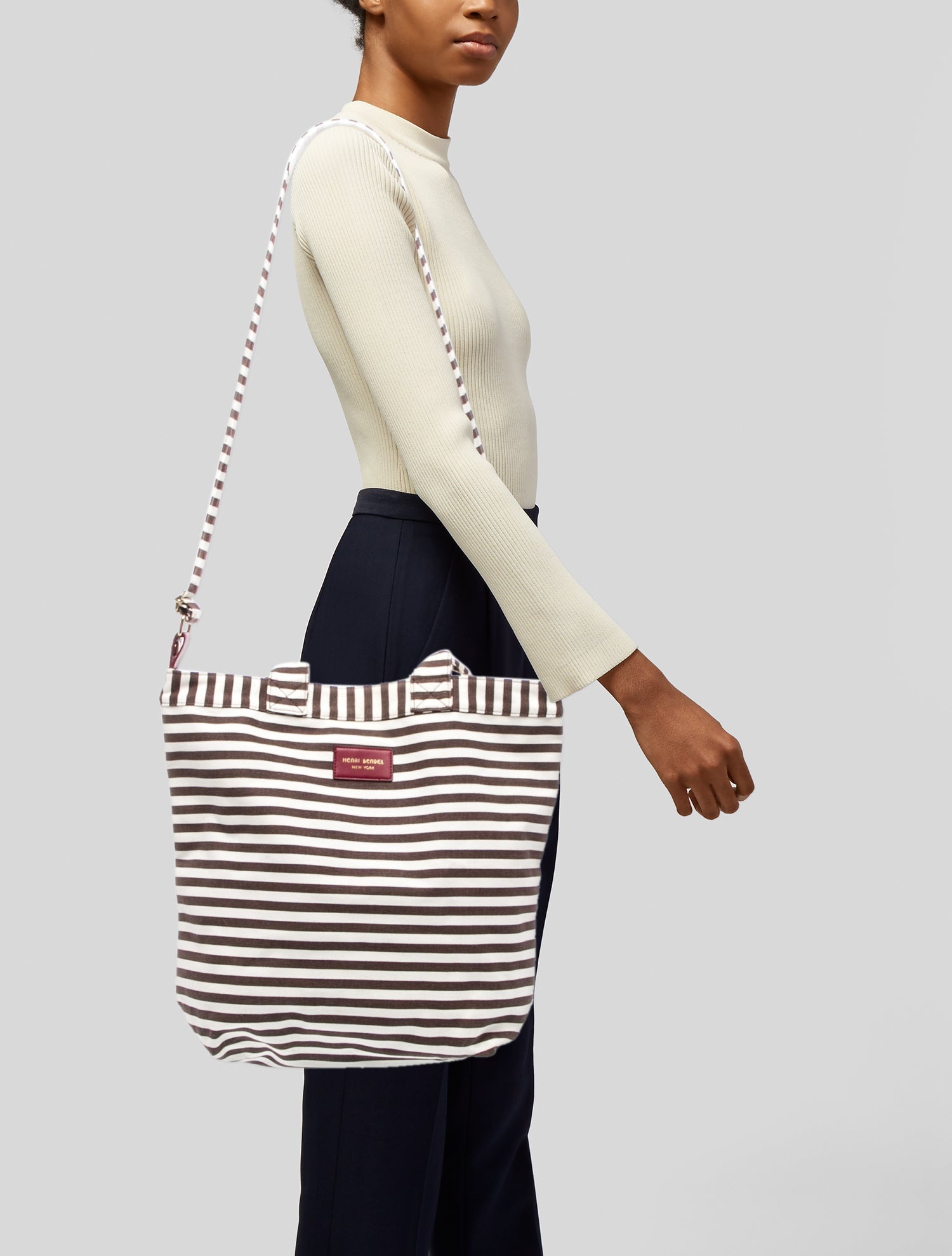 Henri Bendel Canvas Weekender Bag