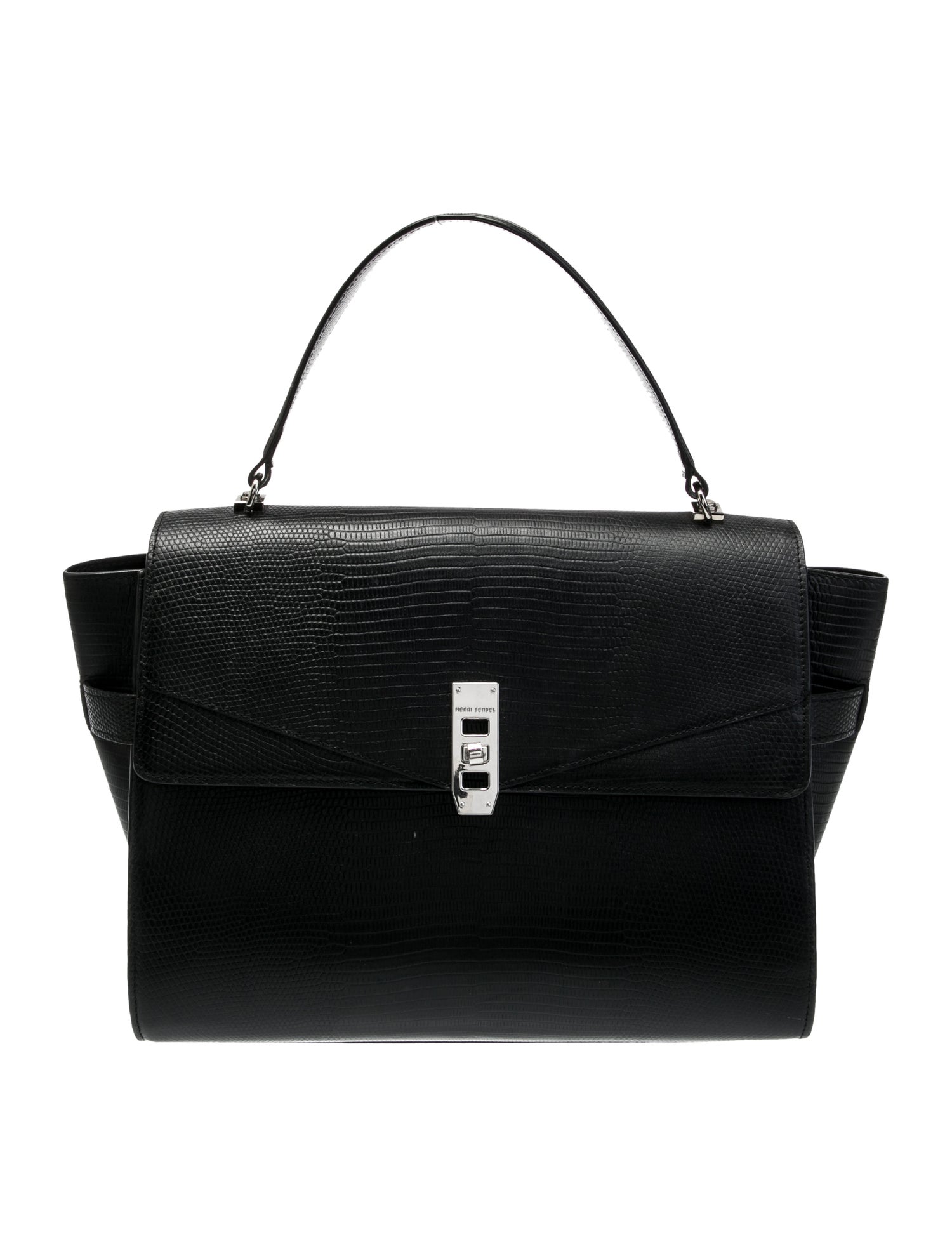 Henri Bendel Leather Top Handle Bag