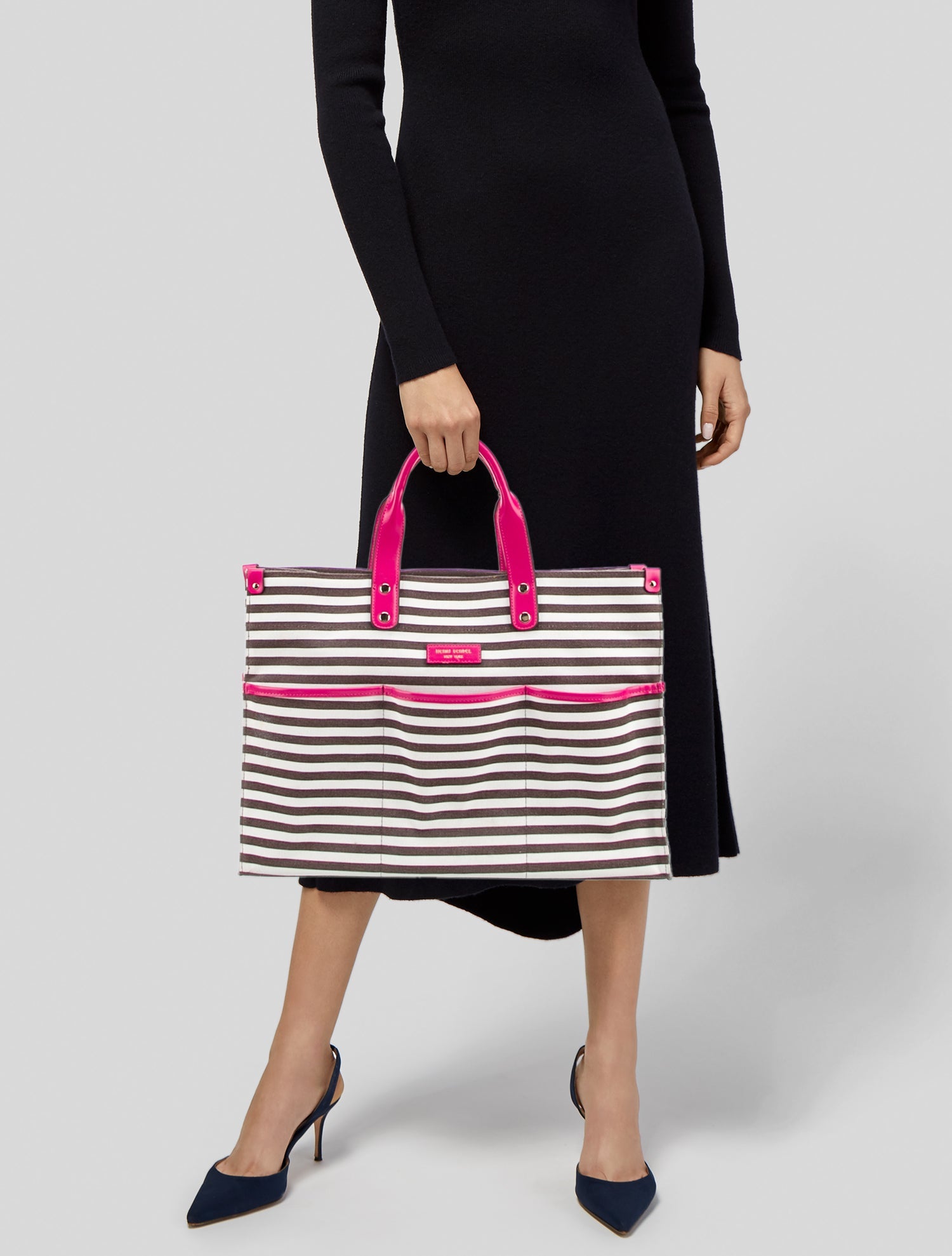 Henri Bendel Canvas Weekender Bag