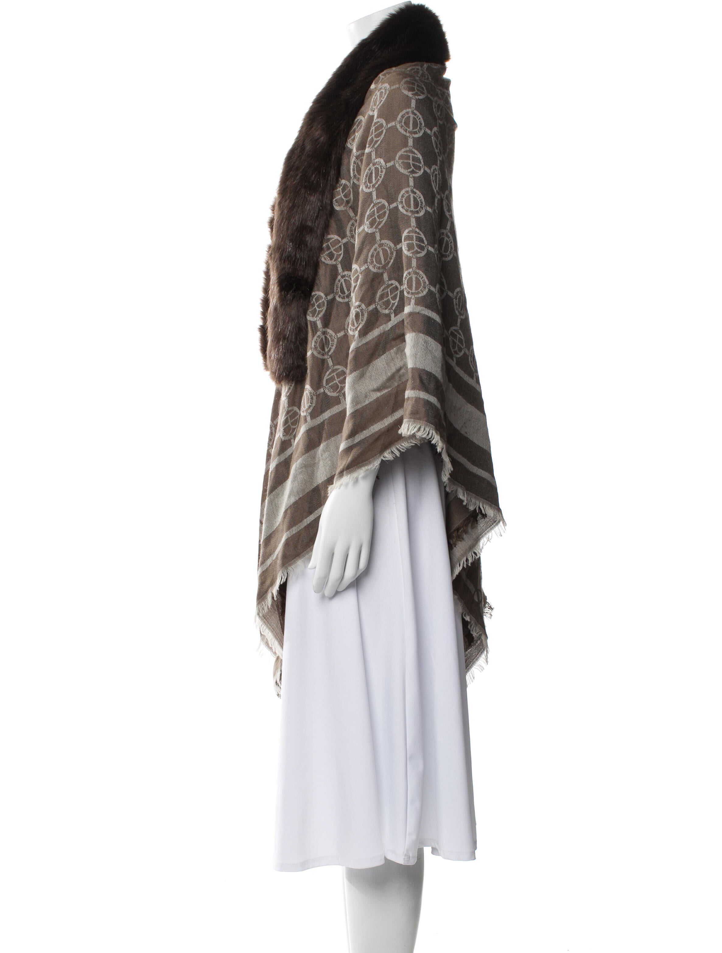 Henri Bendel Silk Printed Scarf