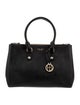 Henri Bendel Saffiano Leather Top Handle Bag