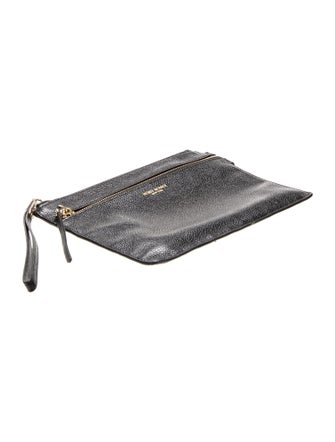 Henri Bendel Leather Clutch