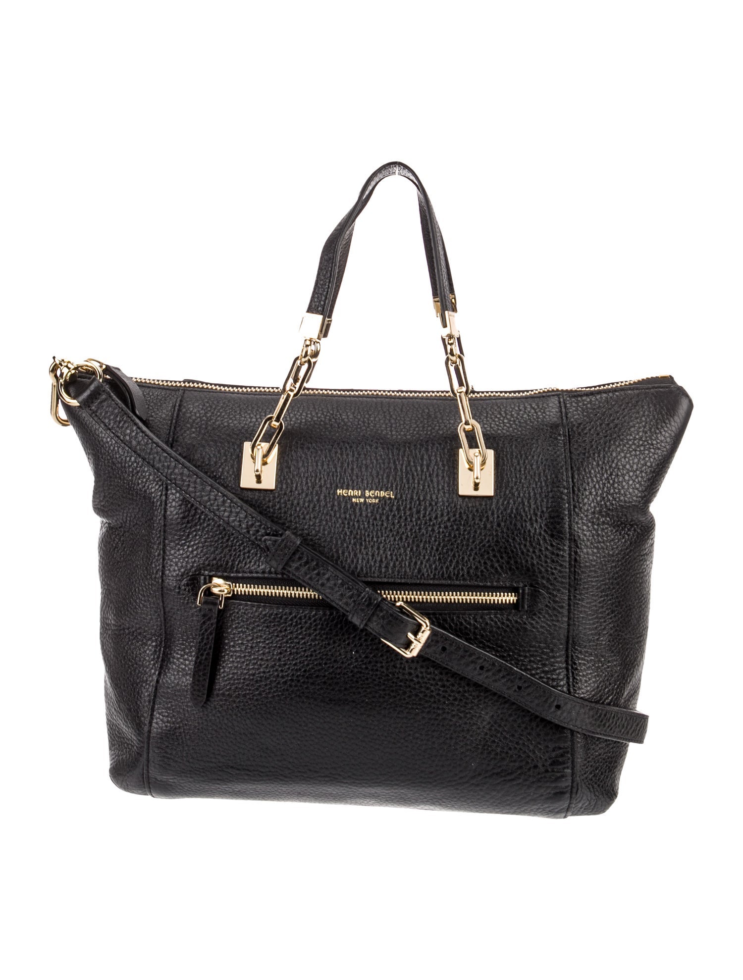 Henri Bendel Leather Top Handle Bag