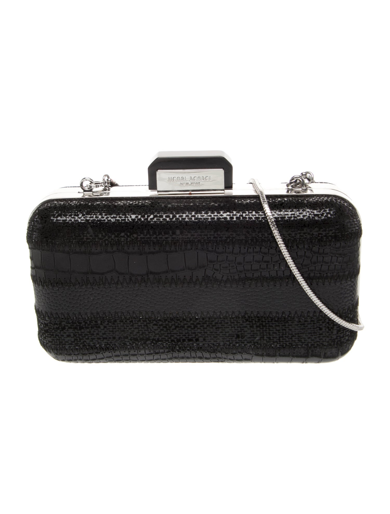 Henri Bendel Embossed Leather Shoulder Bag