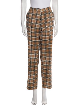Henri Bendel Virgin Wool Straight Leg Pants