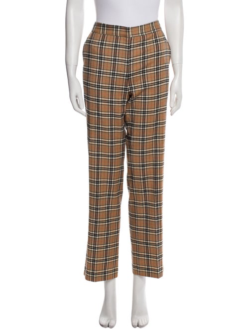 Henri Bendel Virgin Wool Straight Leg Pants
