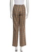 Henri Bendel Virgin Wool Straight Leg Pants