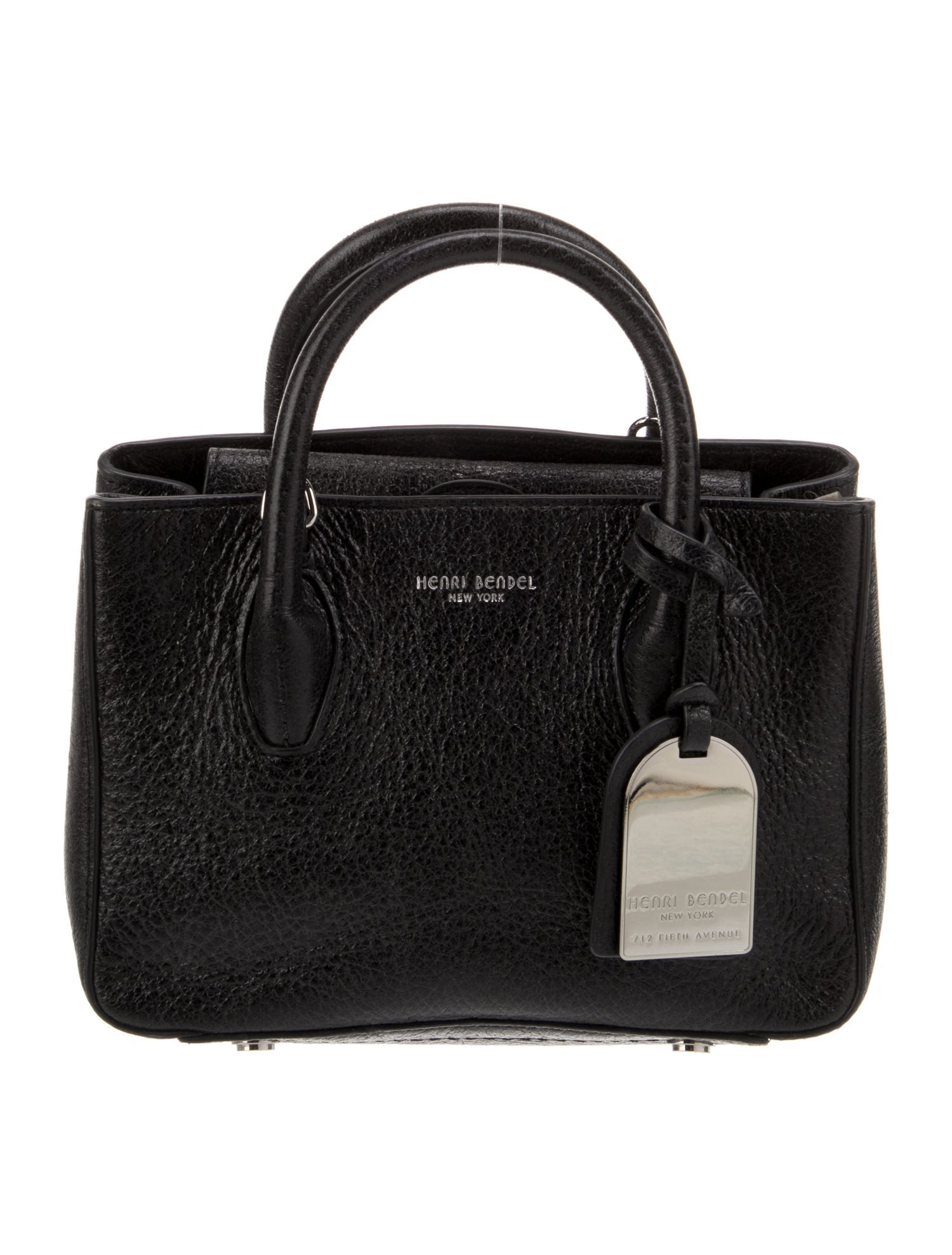 Henri Bendel Leather Top Handle Bag